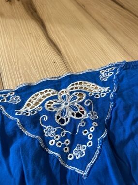 Summer blue easy breezy sleeveless romper